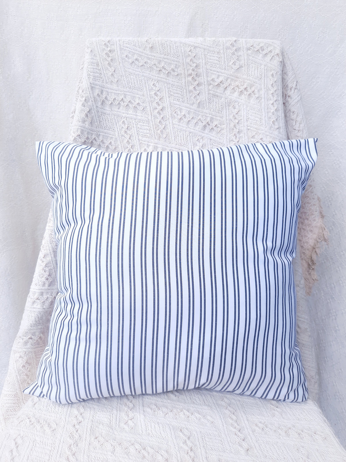 Tala Patchwork Accent Pillow in Brown