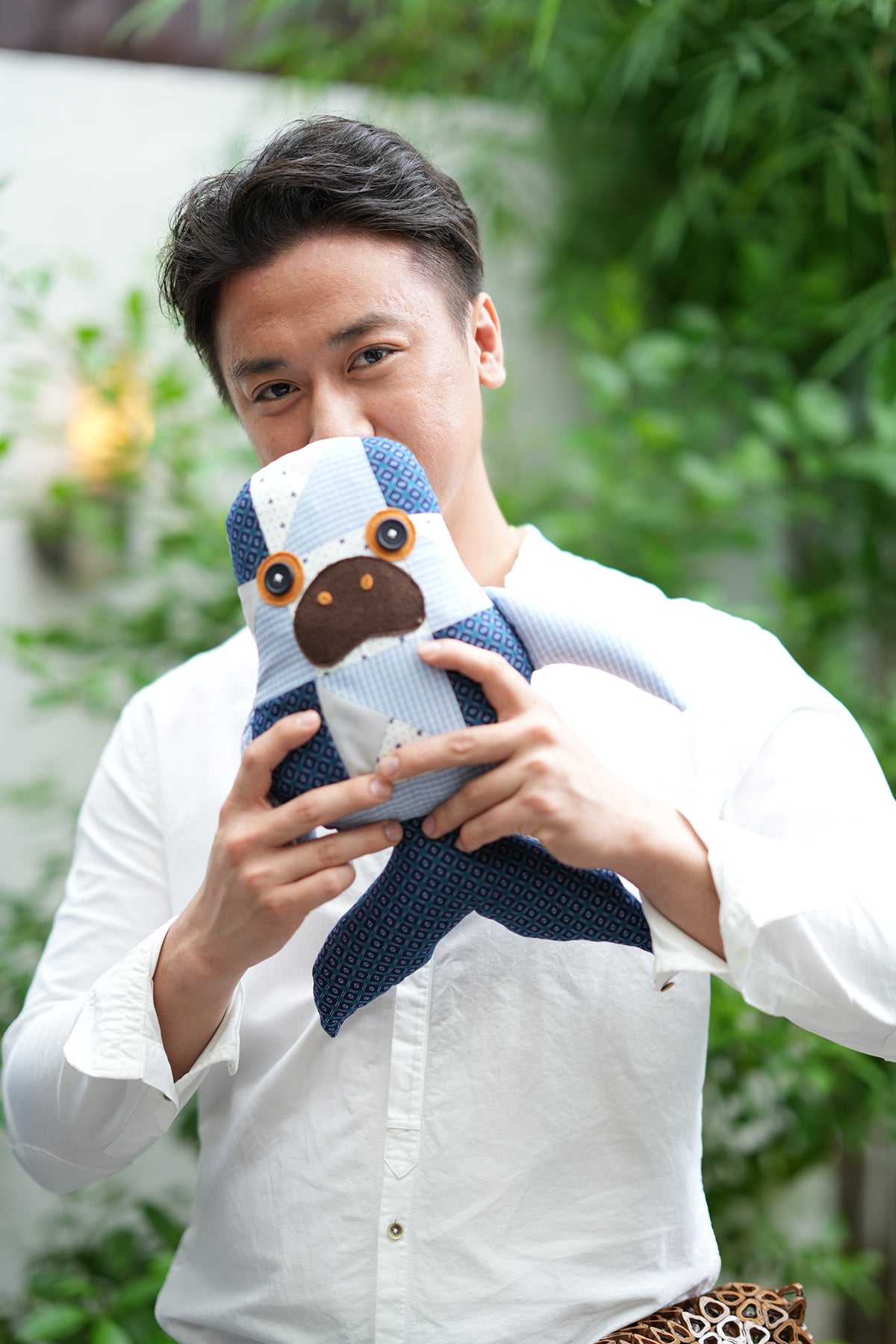 Dugong Patchwork Stuffed Toy