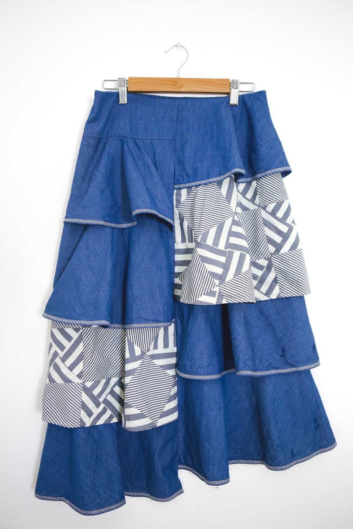 Mayumi Ruffled Asymmetric Skirt