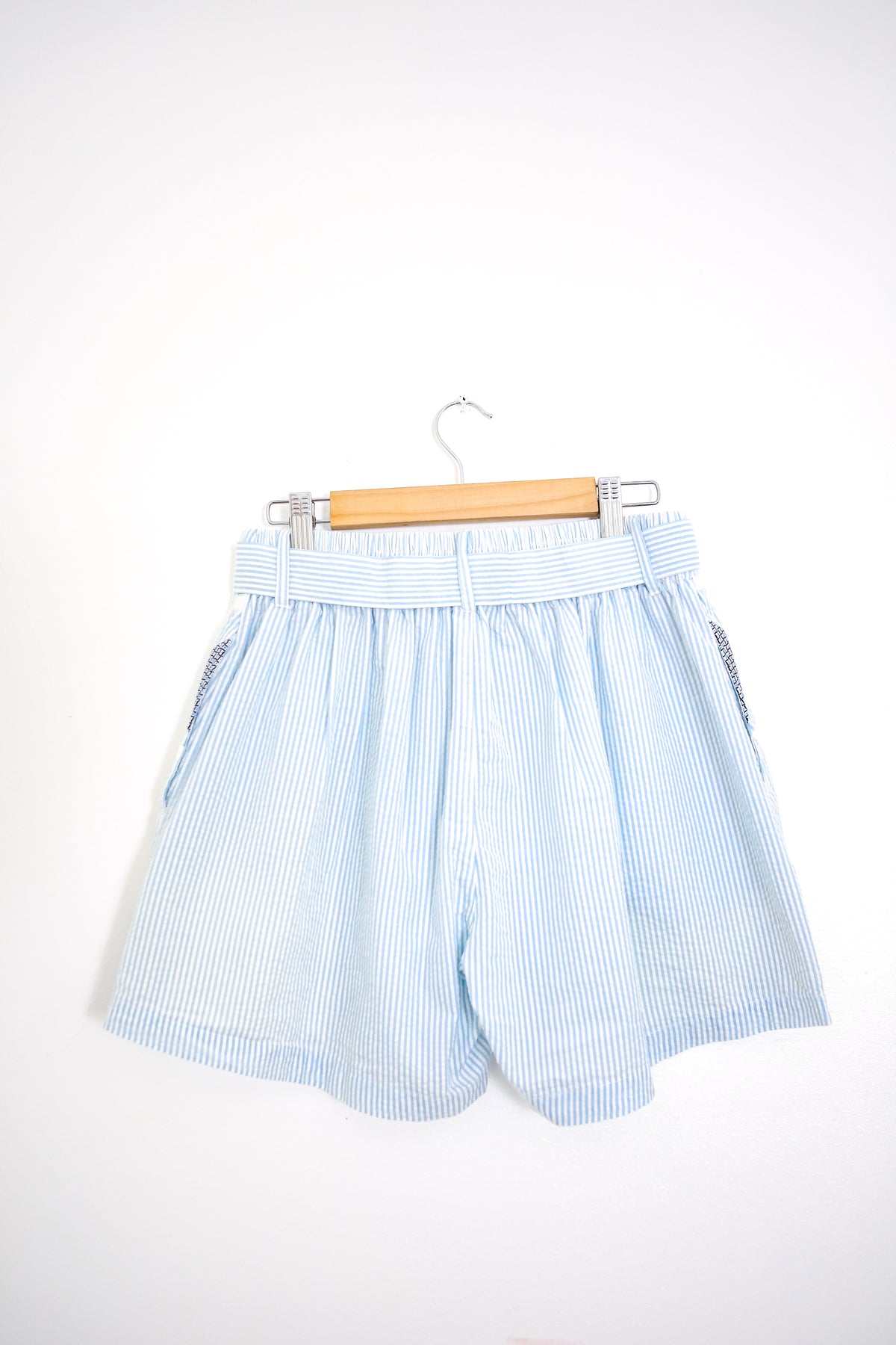 Kidlat Patchwork Shorts in White