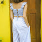 Alapaap Embroidered Culottes in White